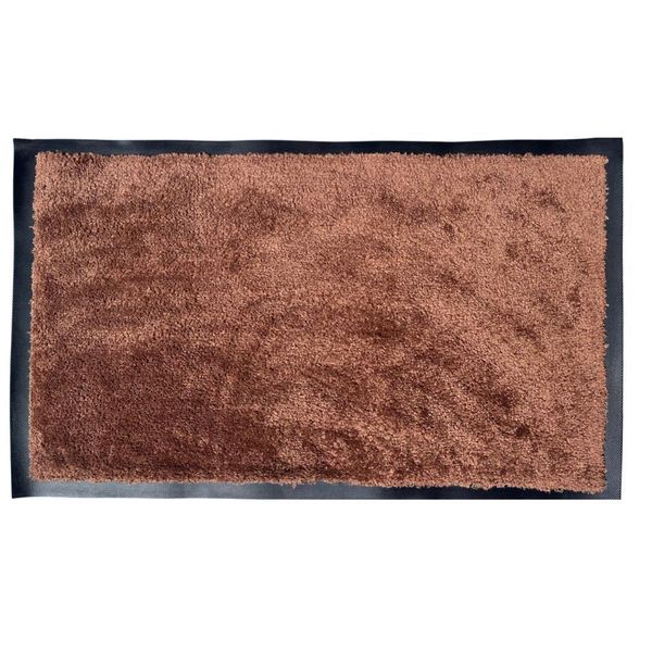 40x60cm Brown Solid Rectangular Doormat