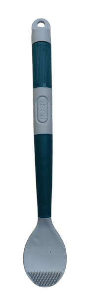 Silicone Semi-Circular Toilet Brush with Soap Dispenser