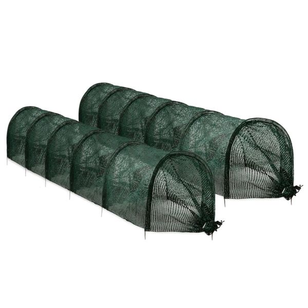 Portable Greenhouse Protection from Sun Heat, Vegetables Plant Cover Pack 2