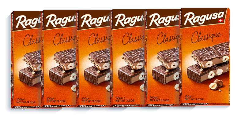 Ragusa Classique - Milk Chocolate 100g - 6 Pack