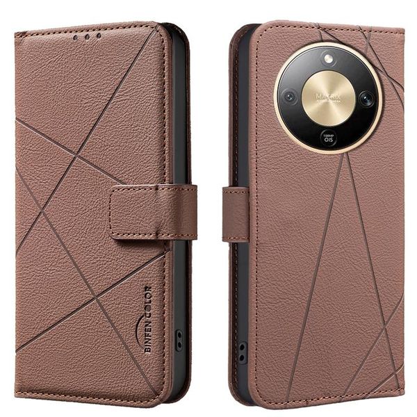 Cover Compatible with Honor X9d 5G - BC Geometric Pattern RFID Wallet Case
