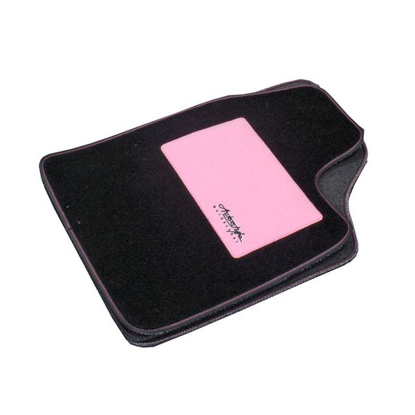 Autostyle Pink Padded Car Mats (Set of 4)