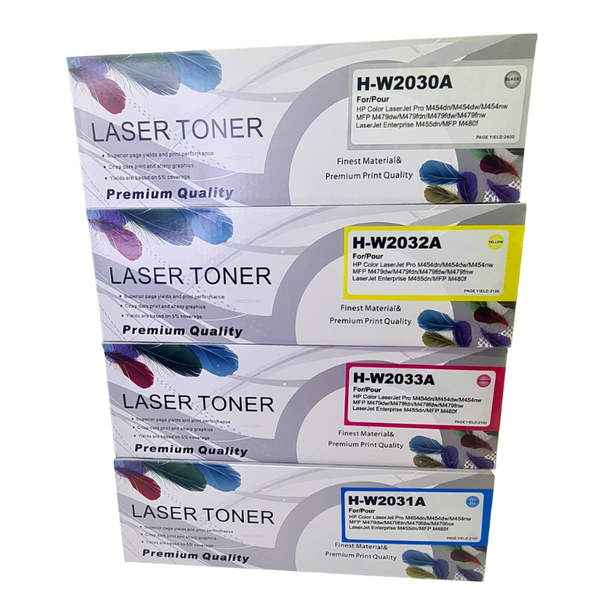 Toner HP (W2030A-W2033A) compatible with M454 &amp; M479 Generic