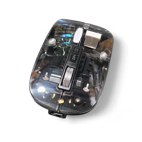Rechargeable Wireless Mouse MS-038B with Silent Click &amp; Type-C Charging