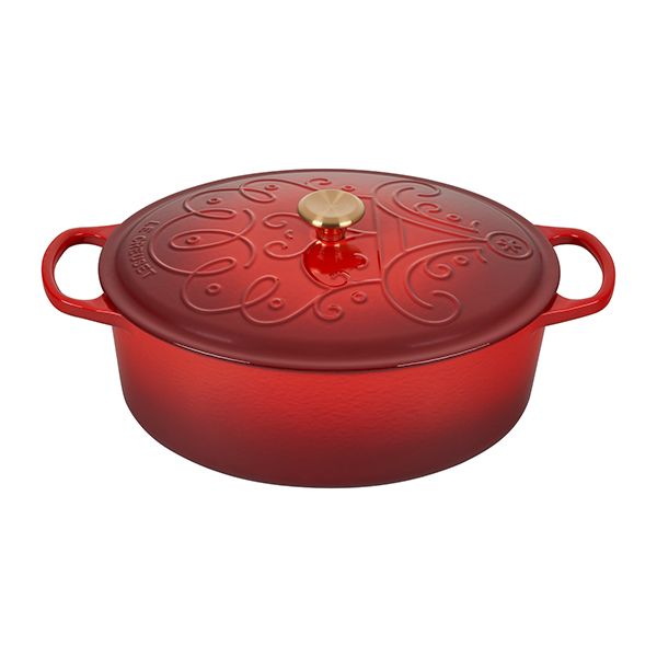 Le Creuset Signature Oval Casserole Santa - 31cm - Noel