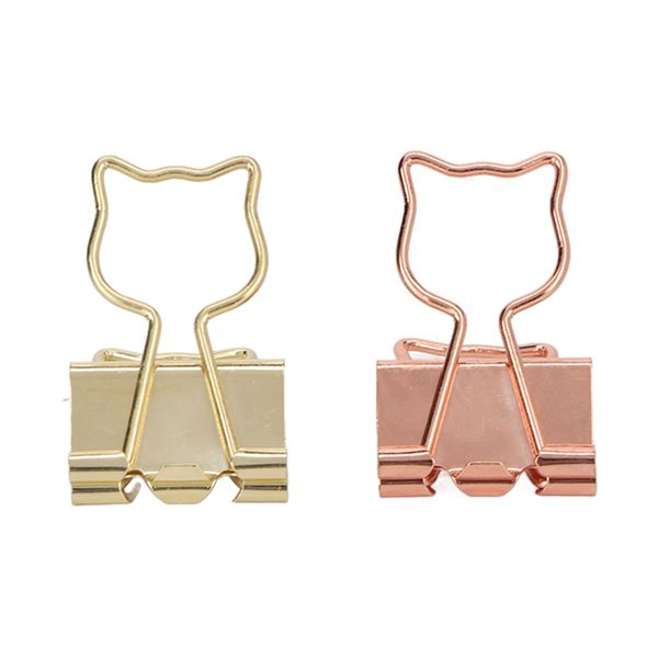 Cat Binder Clips 100Piece Rustproof Metal Office