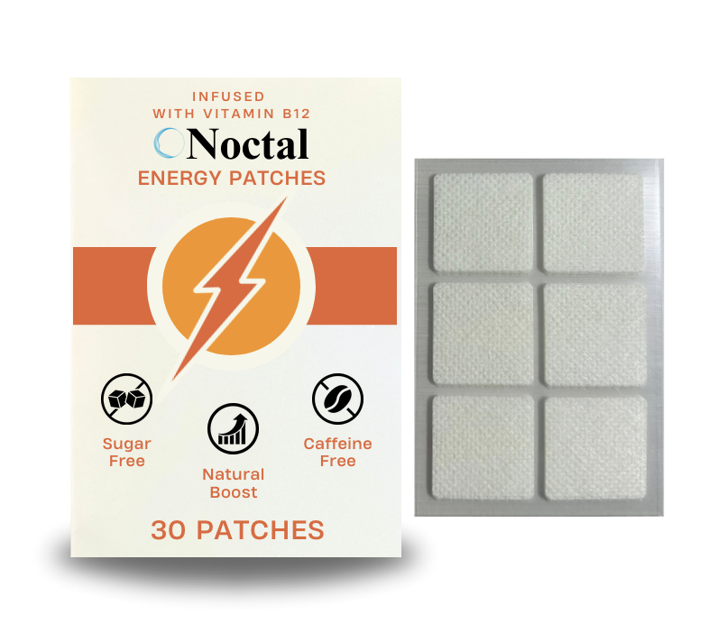 Noctal Energy Patches, B12 & B Vitamins for Sustained Energy