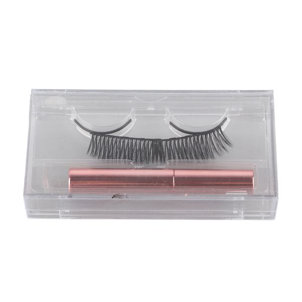Long Thick Magnet False Eyelashes Magnetic Liquid Eyeliner Eyelash 002