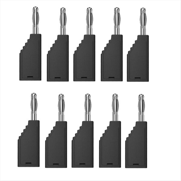 10Pcs/Set Connector Plug J 10054 4Mm Stackable Plug Compatible with None