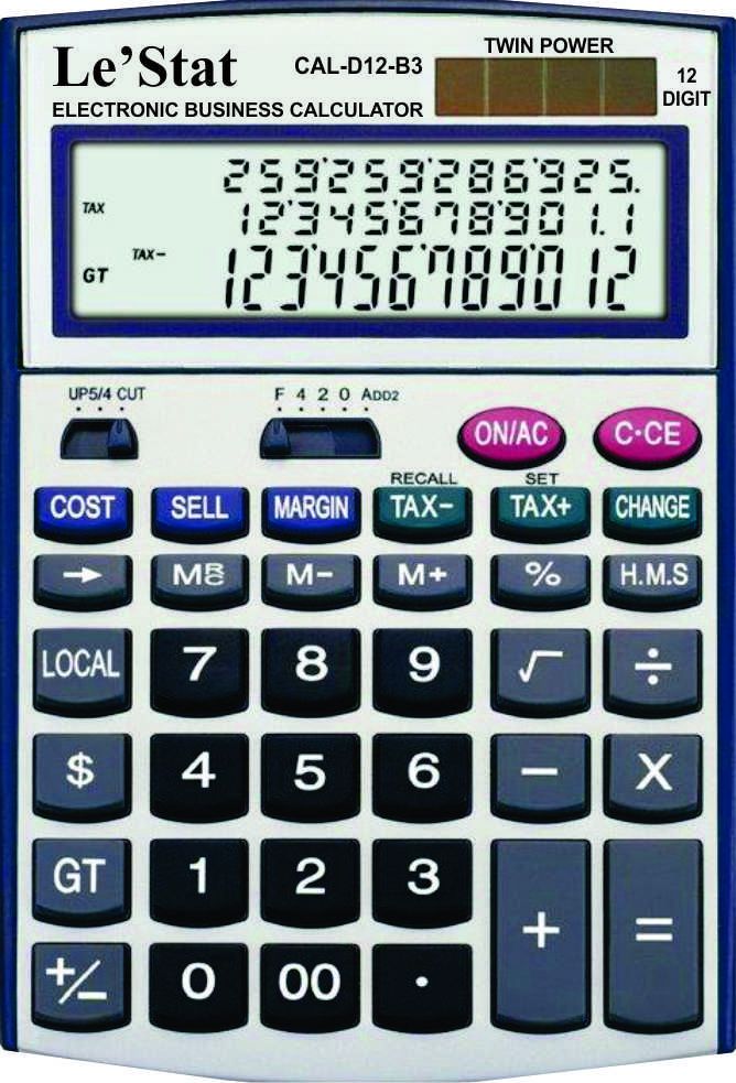 Le'Stat D12B3 12Digit Business Calculator Shop Today. Get it