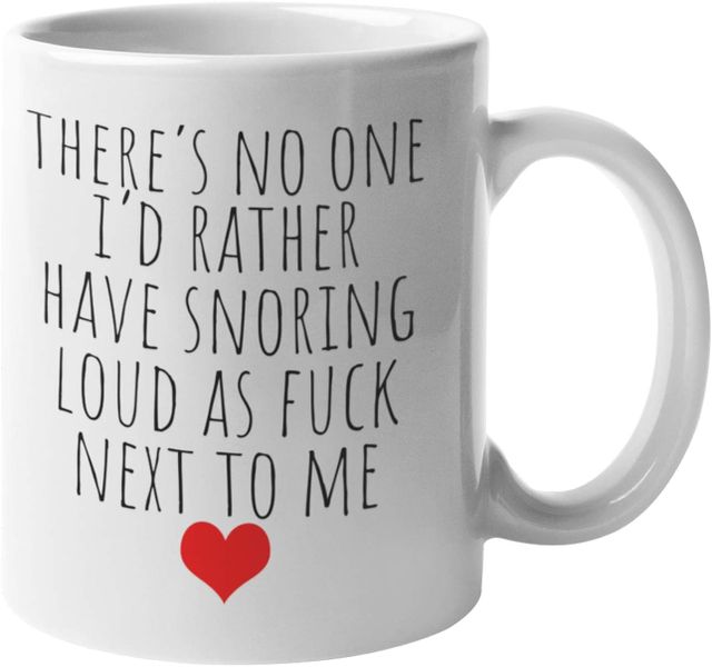 Snore-Valentines-Father's day-Mother's day-Christmas Mug