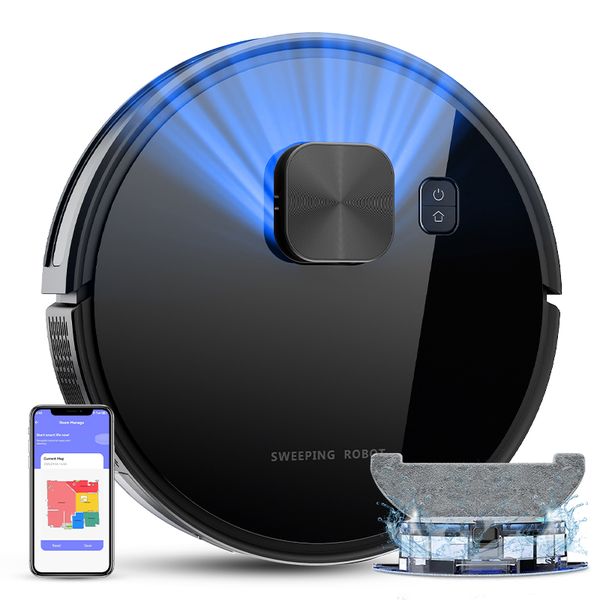 Smart Sweeping Robot- 3-in-1 Sweeping, Vacuuming &amp; Mopping-Intelligently-GC