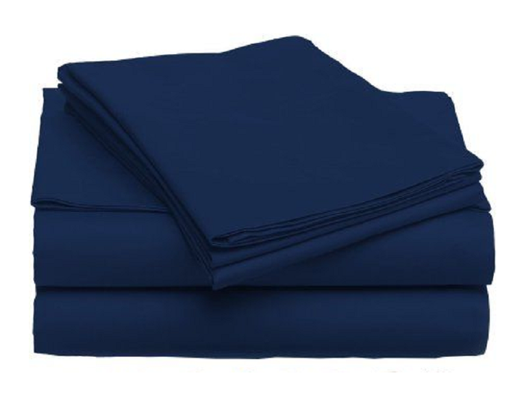 Wonder Towel Luxury Wrinkle Resistant Super King Sheet Set 4 pcs Navy