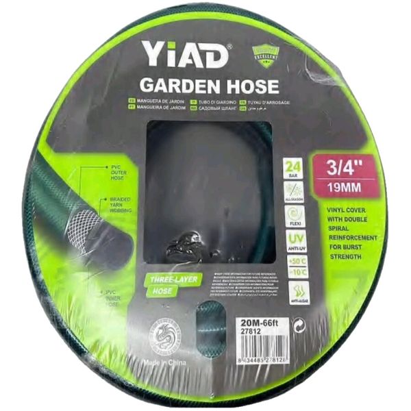 Yiad 19mm Premium 20m Garden Hose - Designed For Durability And Performance