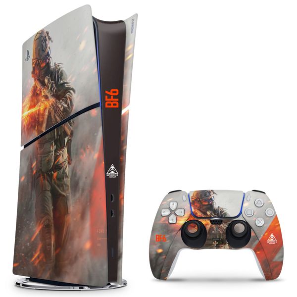Decal Skin Compatible with PS5 Slim Digital (No Disc): Battlefield 6 Engineer (Decal Only)