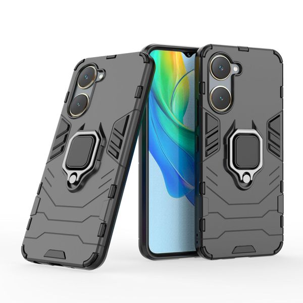 Phone Case compatible with Vivo Y03 4G Shockproof Bumper with Holder