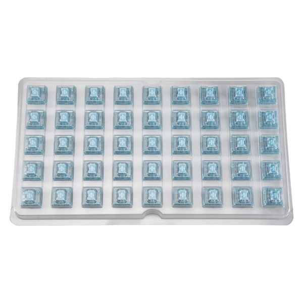 45 Pcs V3 Pro Cream Blue Switch 5 Pin 45Gf Tactile Switch