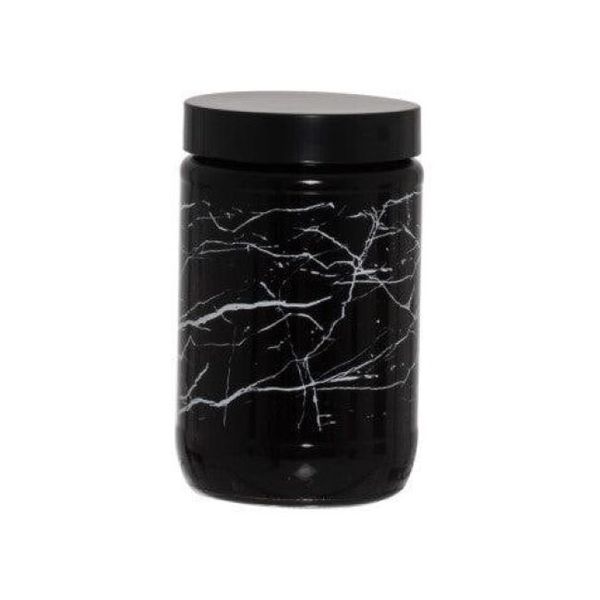 Black Marble Canisters - Set of 3