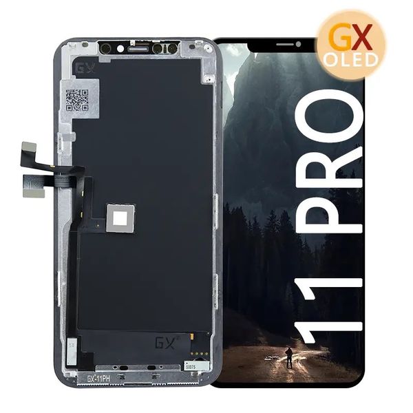 Lcd GX Screen Replacement for iPhone 11pro with Tempered Glass