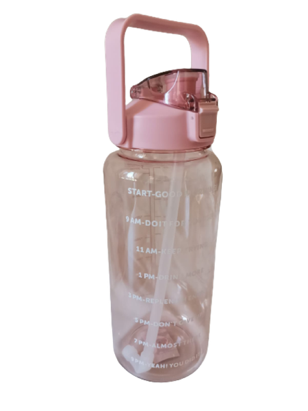 Water Bottle- Inspiration Bottles 2000ml - Pink