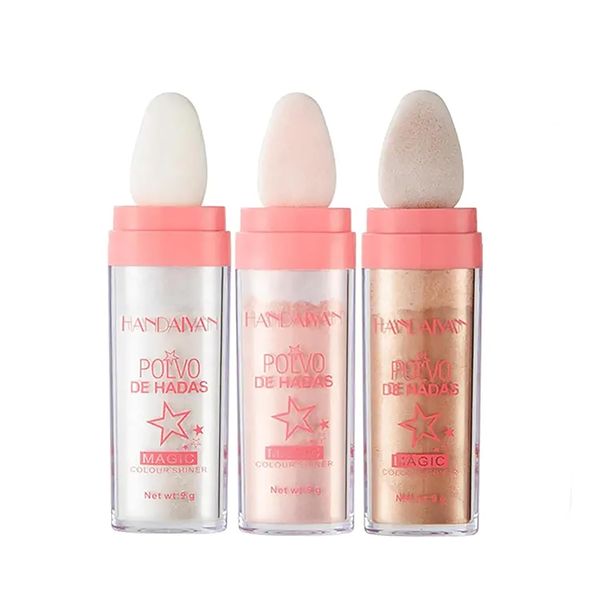 Glitter Powder Highlighter Makeup, Body Natural Highlight Patting Powder