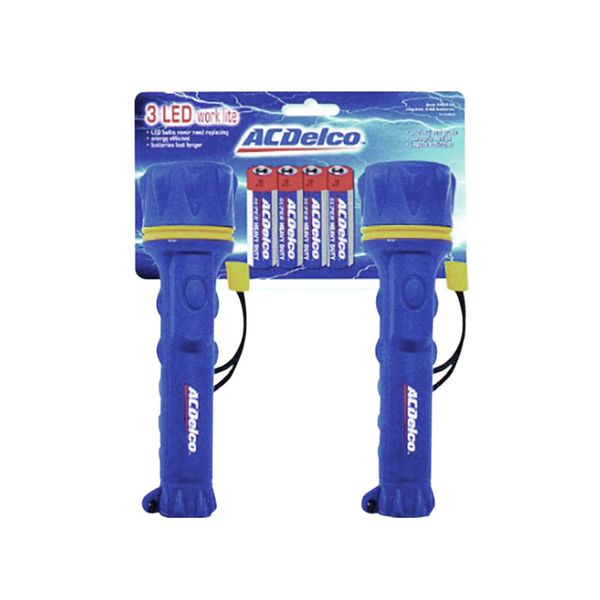 ACDC - 3 LED Torch Kit C/W 2×AA Batteries Per Torch
