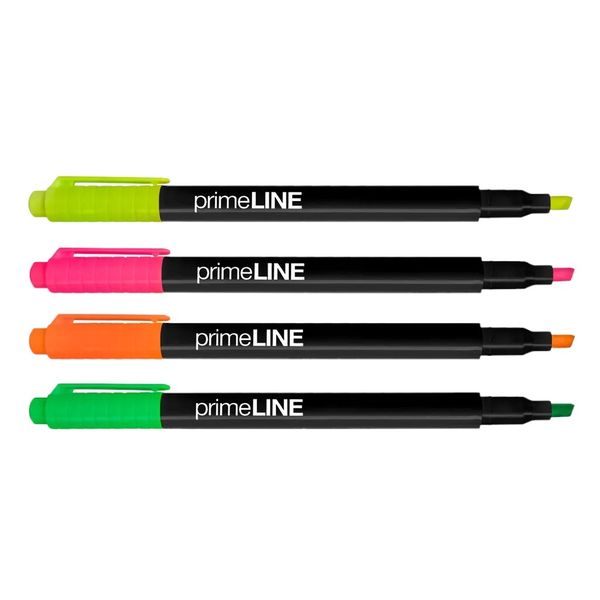 PrimeLine - Pen Style Highlighter Set Of 4 x 2