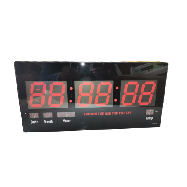 LED Digital Clock Calendar Thermometer 3-in-1 - Multi-Function Timepiece
