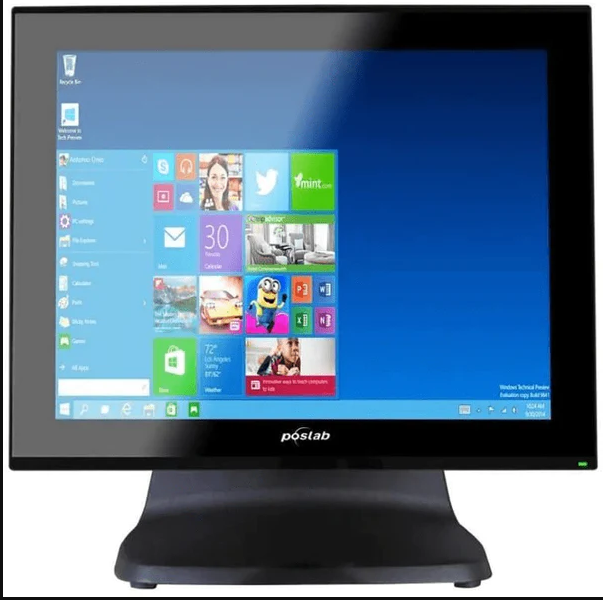 Poslab 15-inch 1024 x 768p HD 16:9 60Hz TFT LED PCAP Touch Monitor PL-1500T