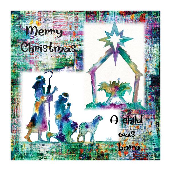 Merry Christmas Square Tablecloth By Kristin Van Lieshout