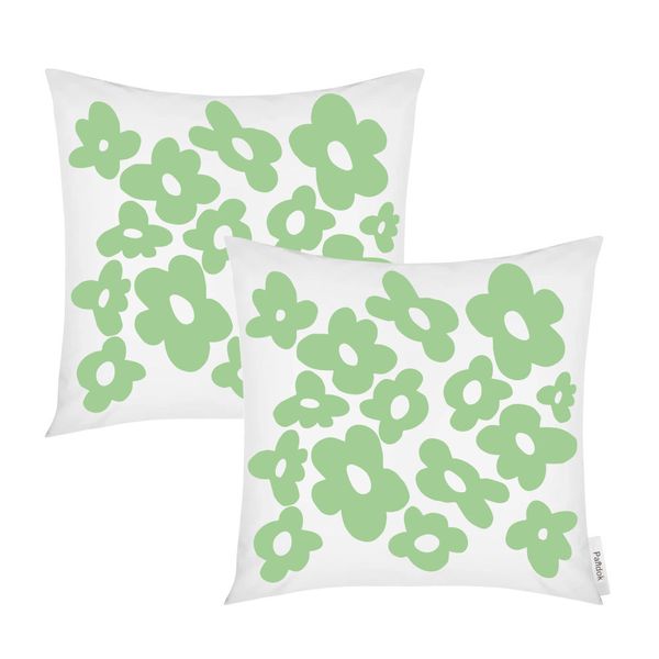 Pandok - Scatter Cushion Cover Set – Retro Pink Flowers