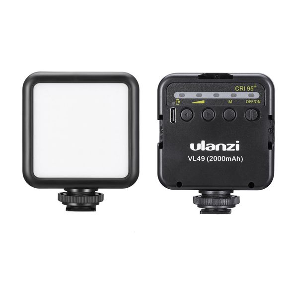 LED Video Light with 2000mAh Built-In Battery