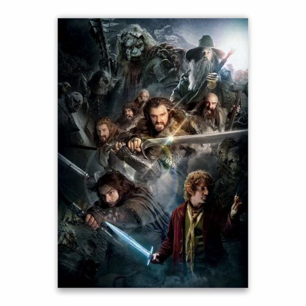 The Hobbit Characters Poster - A1