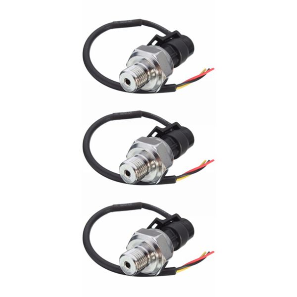 3X Pressure Transducer Sensor 5V 0-1 2Mpa Oil Fuel for Gas Water Air