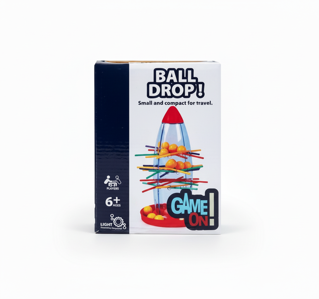 Game On Ball Drop Tower Toy for Toddlers with Ramps