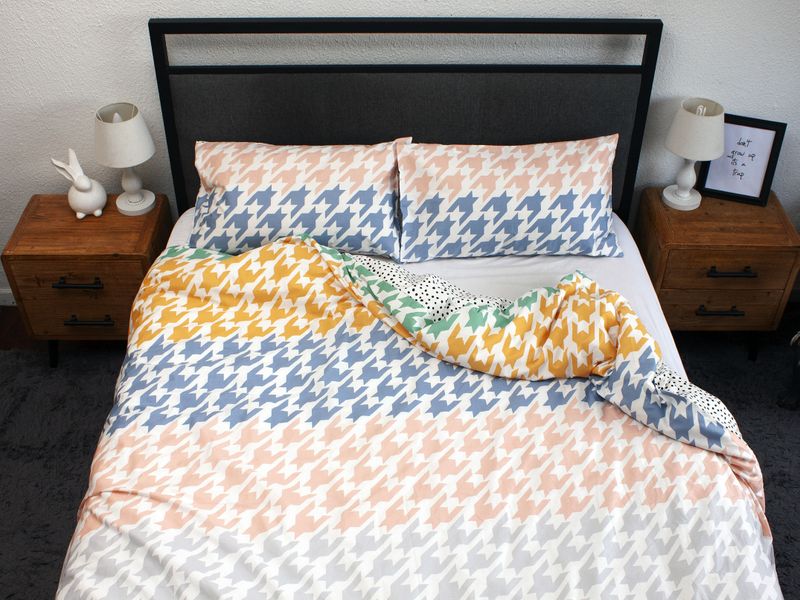 Humble Saffa - 100% Cotton Percale Duvet Cover - Chilled Vibes