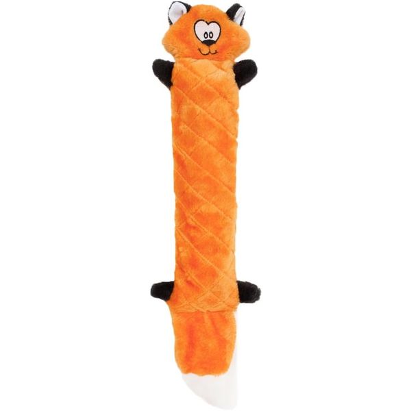 ZippyPaws Jigglerz Squeaky &amp; Crinkly Dog Toy - Fox