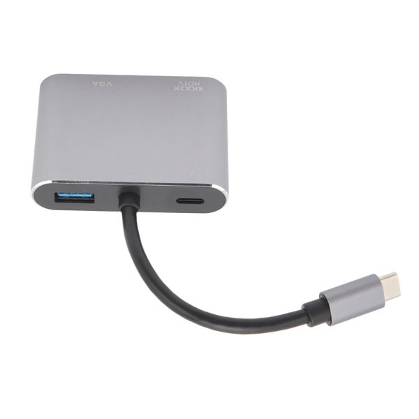 4-In-1 Type C Hub With 4K HDMI