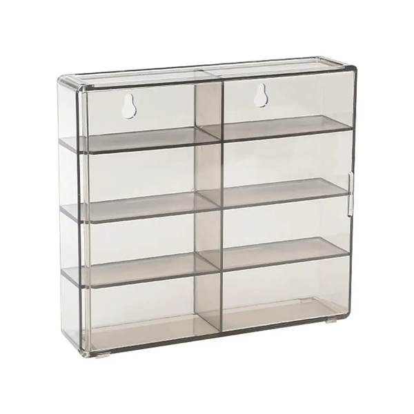 Decor Storage Transpanert Cabinet Rack For Display Model Car (19cm)