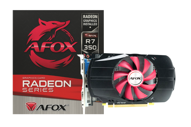 AFOX Radeon R7 350 2GB GDDR5 Graphics Card