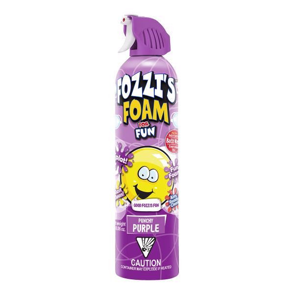 Fozzis Foam For Fun Punchy Purple 550Ml - 4 Pack