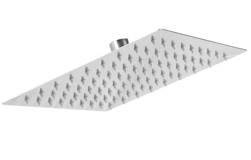 Stainless Steel Rainfall Shower Head (Square) - 20cm / 8 Inch