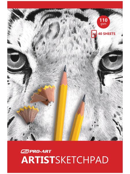 Pro-Art Artist Sketch Pad 110gsm A4 - 40 Sheets
