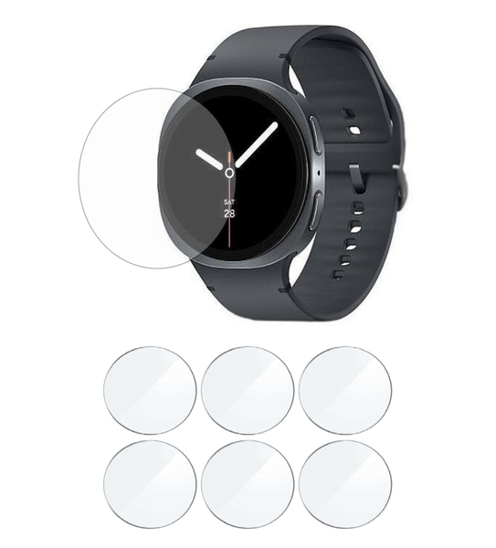 TPU Film Screen Protector Set of 6 compatible with Galaxy Watch 8-44 / 8-40