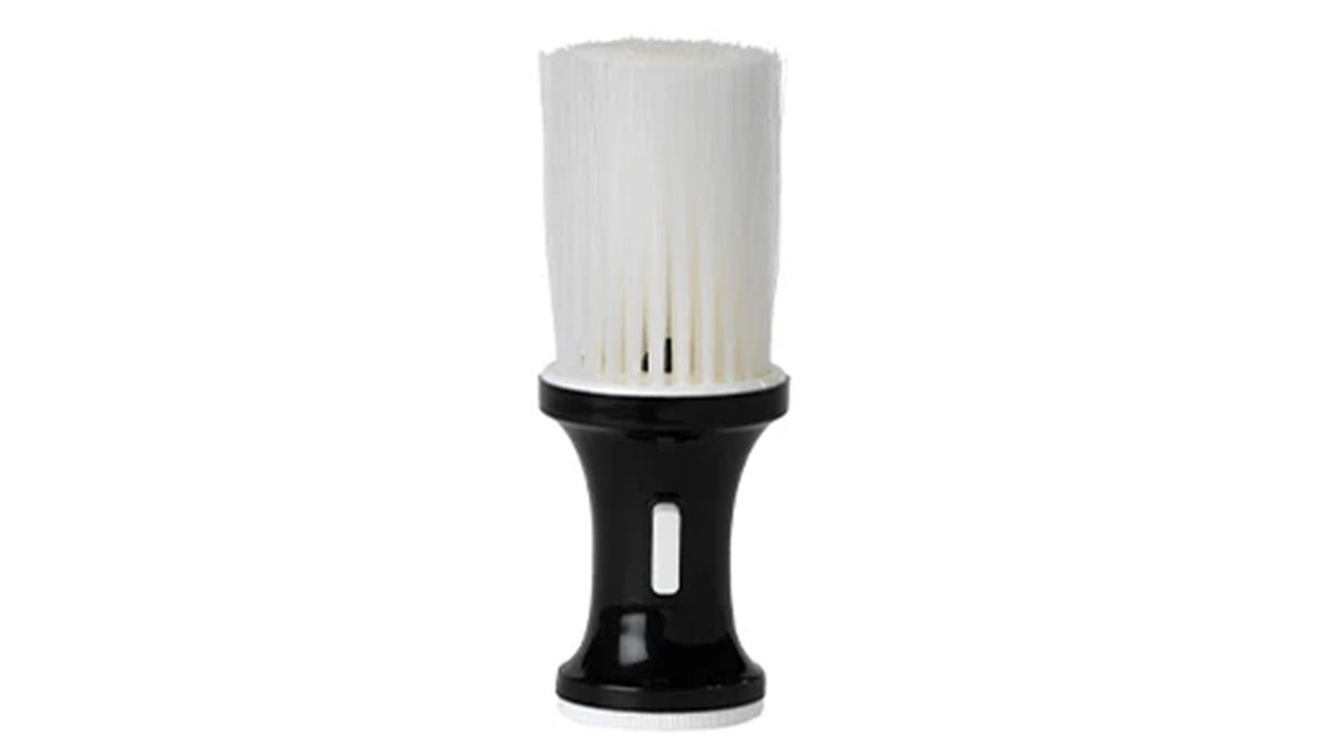 Black Neck Brush With Powder Dispenser x 2
