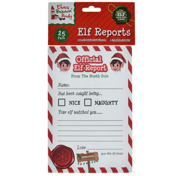 Elves Behaving Badly Elf 25 Piece A5 Reports