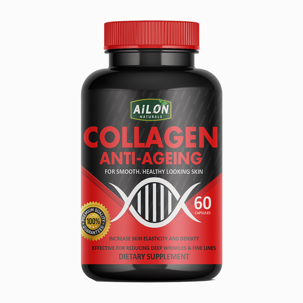 Collagen - Anti-ageing (60 Caps) -Smooth Firm Skin, Elasticity, Wellness