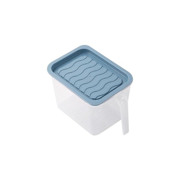 Refridgerator Storage Box With Handle - Small - Blue
