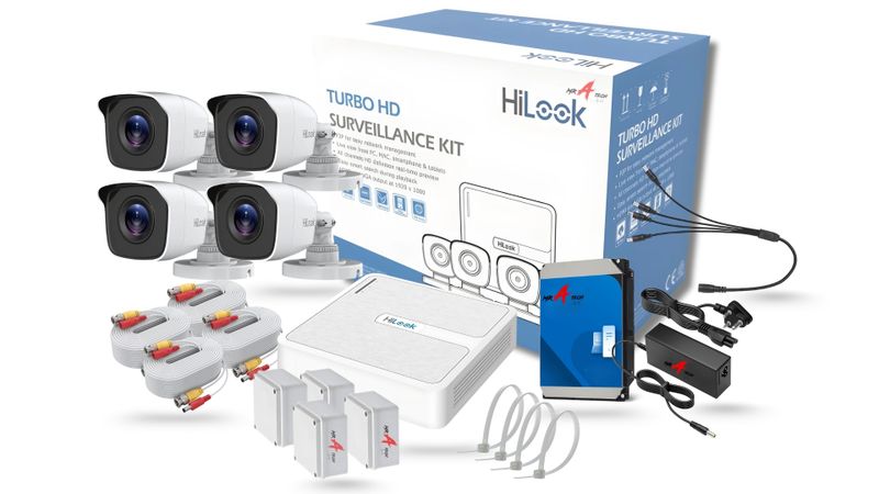 Hilook Cctv-Do it yourself Complete Kit 4 Channel CCTV Kit (cctv camera)