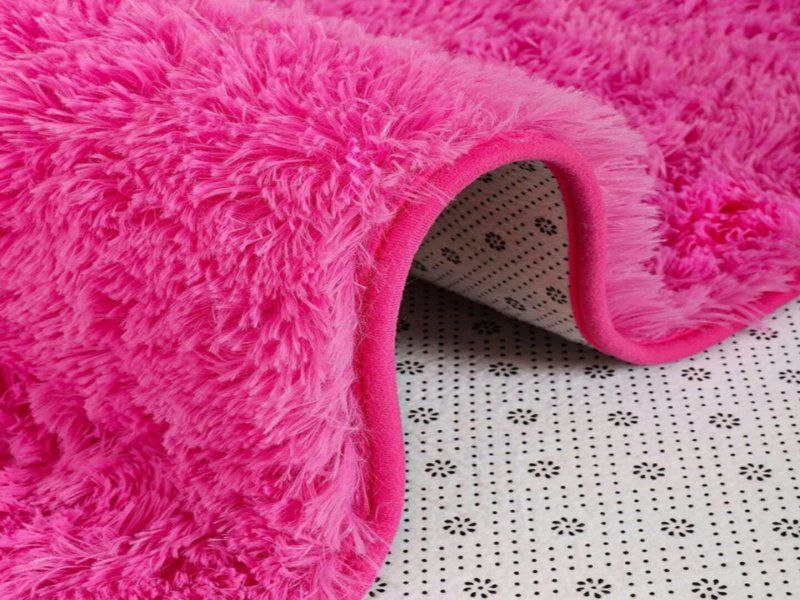 Fluffy Pink Rug/Capert 200x150 | Shop Today. Get it Tomorrow ...